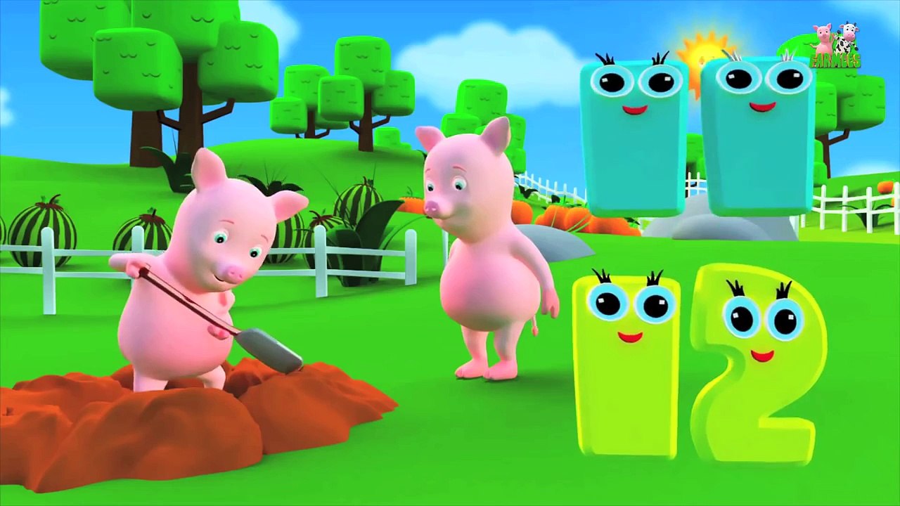 One Two Buckle My Shoe | 3D Nursery Rhymes | Kids Songs