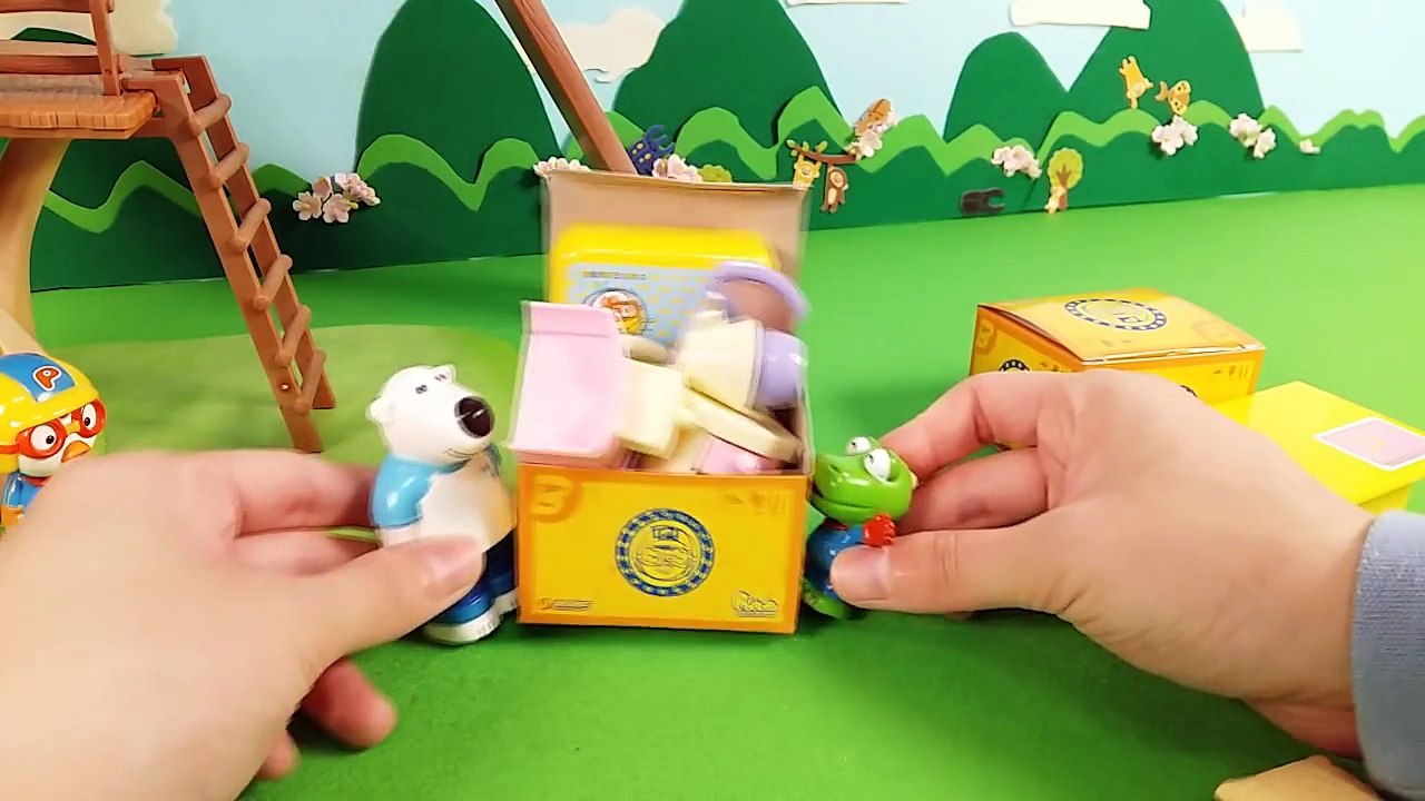 라바 레드! 뽀로로 빵을 돌려줘 ★뽀로로 장난감 애니