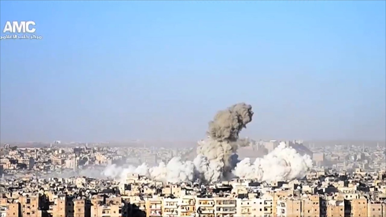سبعون غارة على حلب وريفها بيوم واحد