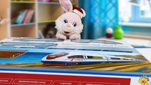 VIDEO FOR CHILDREN Sapsan High Speed Train, Playing with Mr Bunny Toys Railway with Train RZD