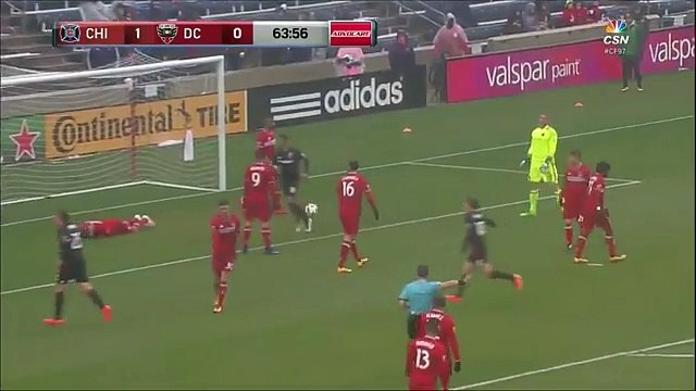 Patrick Nyarko Goal - Chicago Fire 1-1 D.C. United - 30-04-2016 MLS