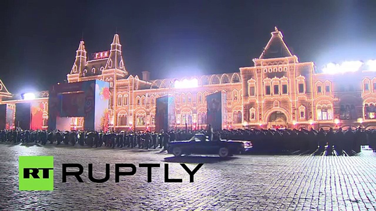 Kızıl Meydan'da 9 Mayıs provası