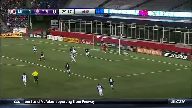 Kevin Molino Goal - New England Revolution 1-1 Orlando City SC - MLS 30-04-2016