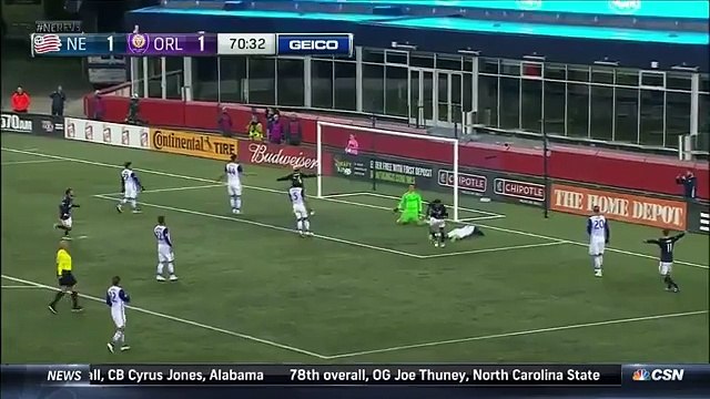 Juan Agudelo Goal - New England Revolution 2-1 Orlando City SC - MLS 30-04-2016