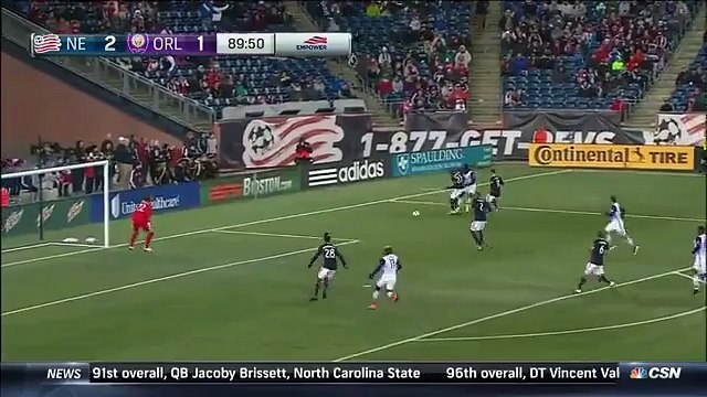 Carlos Rivas Goal - New England Revolution 2-2 Orlando City SC - MLS 30-04-2016
