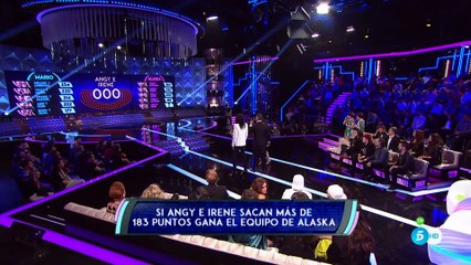 1ª Gala de "Levántate All Stars" - Angy e Irene reciben la puntuación más alta de la noche con 282 votos.