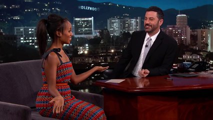 Kerry Washington Wants Diamonds for her 10th “Kimmel Appearance
