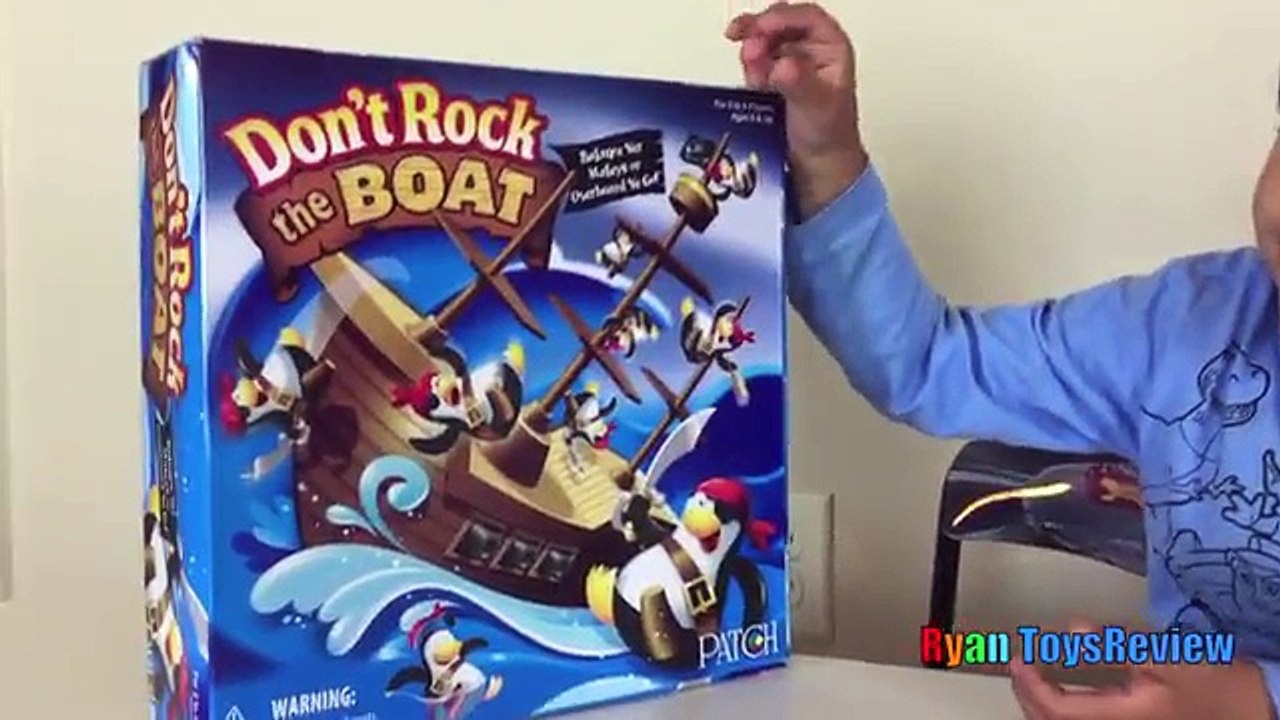 Family Fun Game for Kids Don't Rock The Boat Jake and The Never Land Pirates Egg Surprise Toys