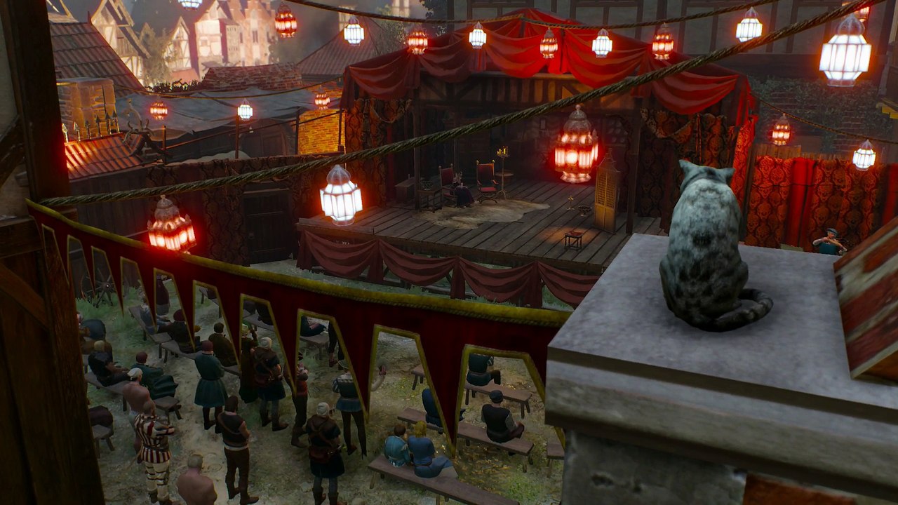 WITCHER 3 DEATH MARCH! WALKTHROUGH 197 - THE PLAY'S THE THING PERFORMANCE FAIL!