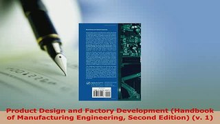 PDF  Product Design and Factory Development Handbook of Manufacturing Engineering Second PDF Online