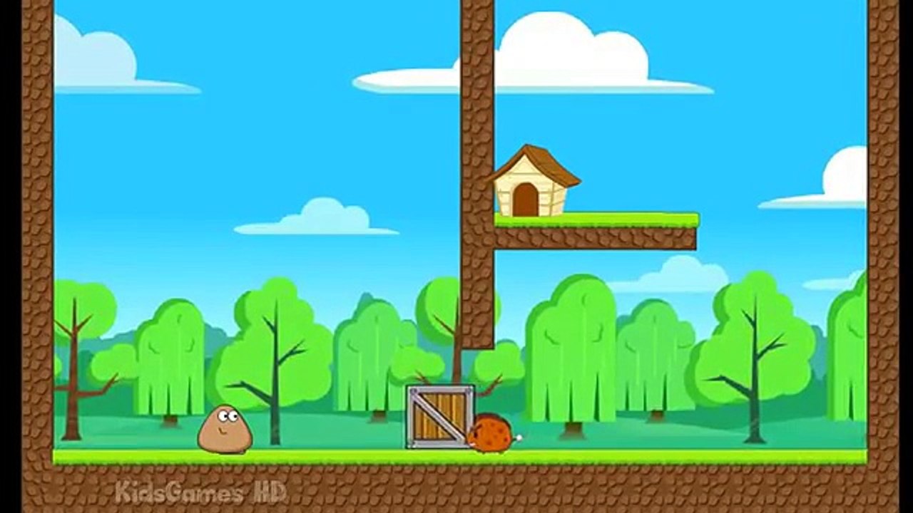 Pou Back Home Cartoon   Pou Baby Game for Kids