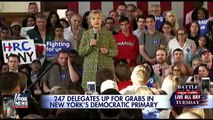 Clinton & Sanders make pitch for New Yorks 247 delegates