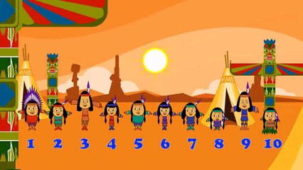Ten Little Indians | Nursery Rhymes | Popular Nursery Rhymes by KidsCamp