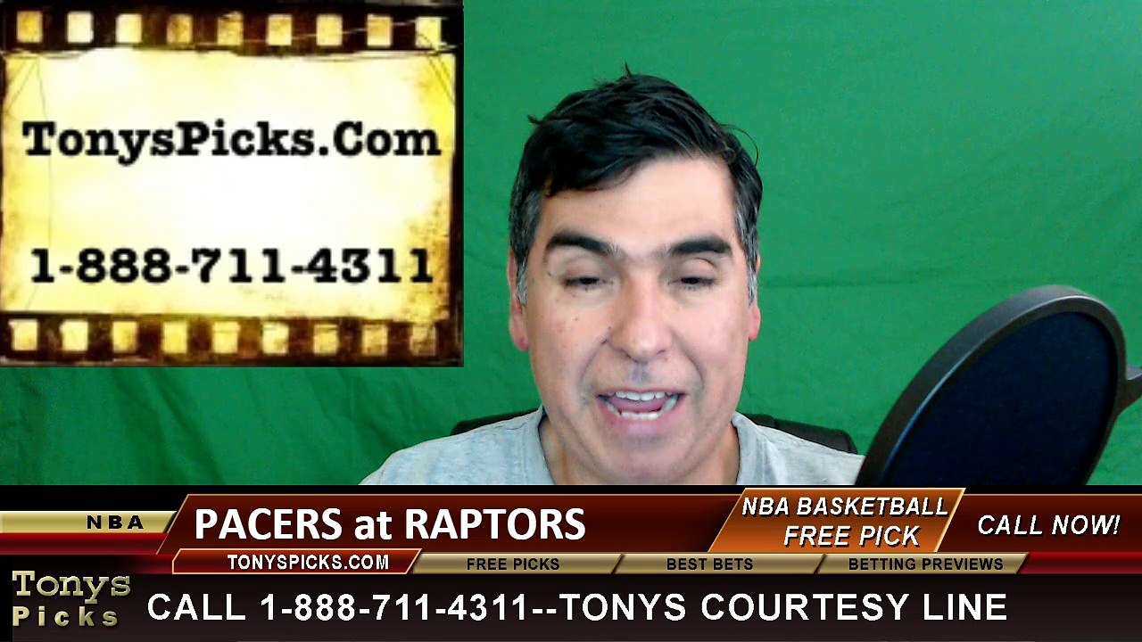 Toronto Raptors vs. Indiana Pacers Free Pick Pr...