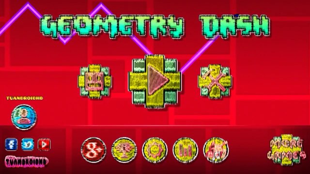 Geometry Dash 2.1 Texture Pack CountDroidPXL Para Tu Android Link De Descarga