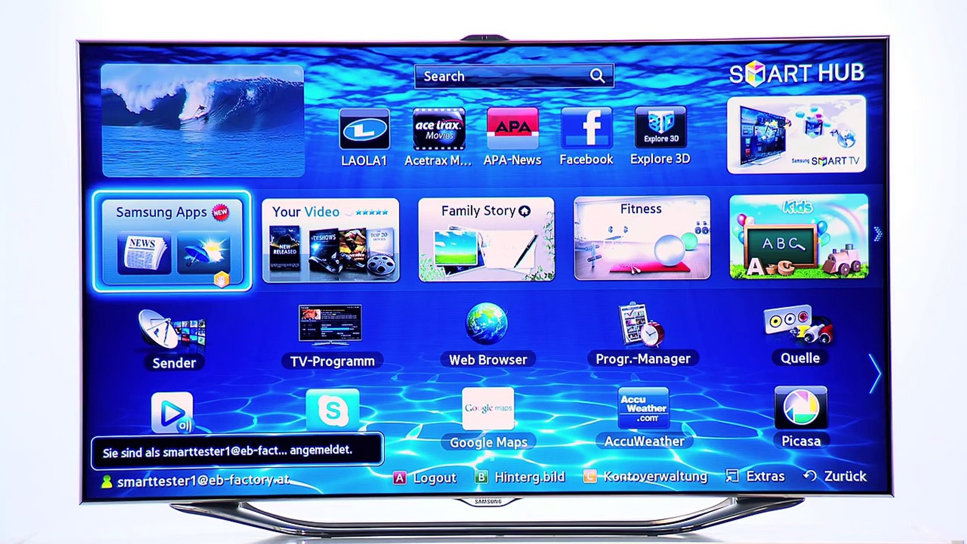 samsung smart tv install spectrum app