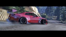 GTA 5 Mods | Rocket Bunny Nissan GTR Drift Montage
