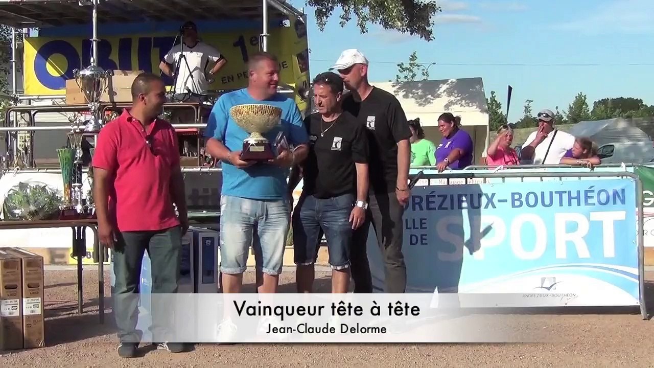 Résumé de l'International à pétanque de la ville d'Andrézieux-Bouthéon 2015