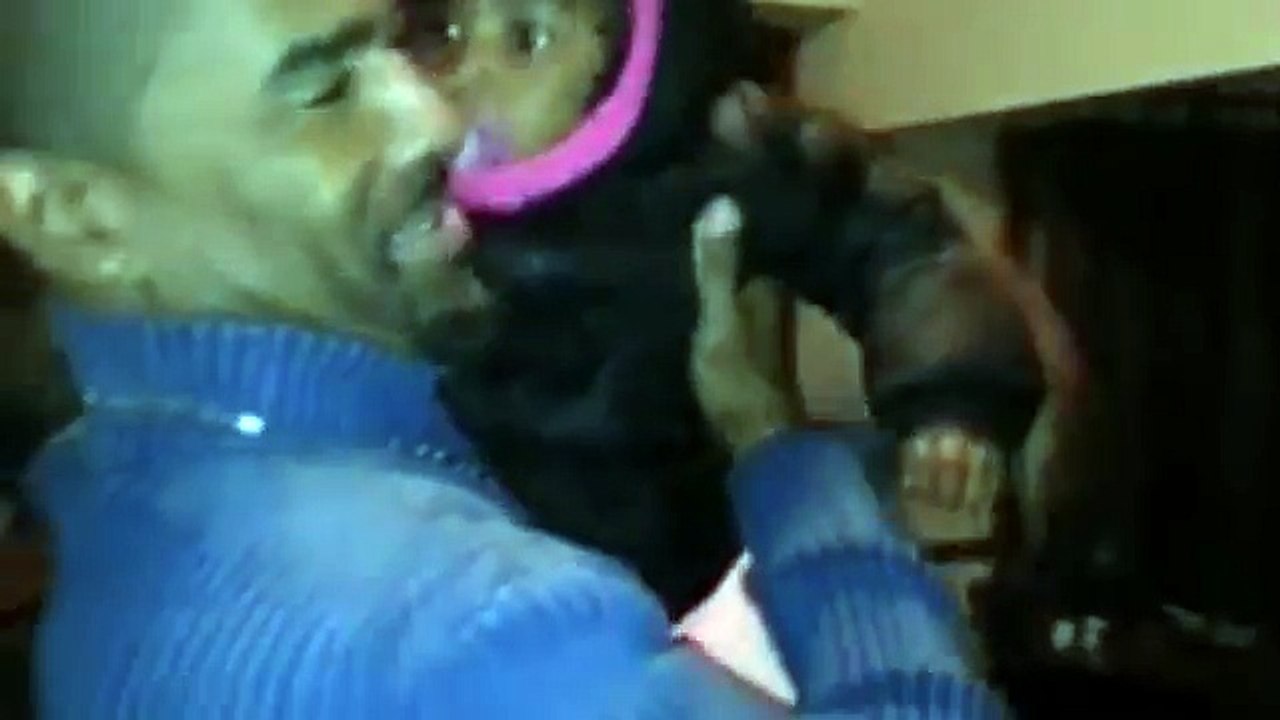 Une petite fille voit le frère jumeau de son papa pour la première fois