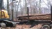 Log Loader John Deere 160D LC with Hultdins Short Log Grapple