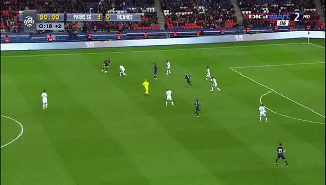 Edinson Cavani Goal HD - PSG 4-0 Rennes - 29-04-2016