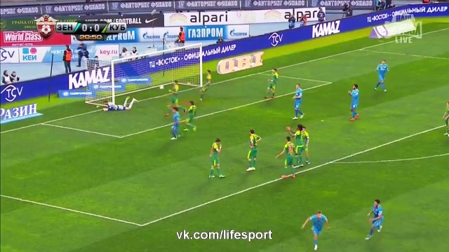 Зенит 1_0 Кубань _ Гол Шатова