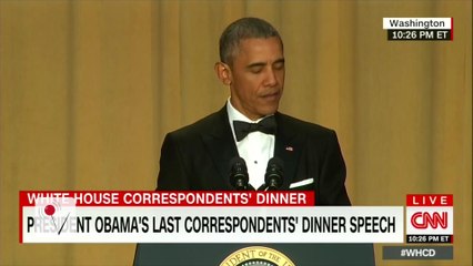Pres. Obama not pulling any punches at WH Correspondent's Dinner