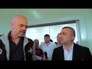 Report TV - Korçë, Rama: 5 mld lekë për ujitjen dhe kullimin e tokave bujqësore