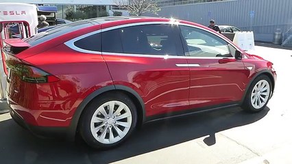 Tesla Model X processo de fabrico