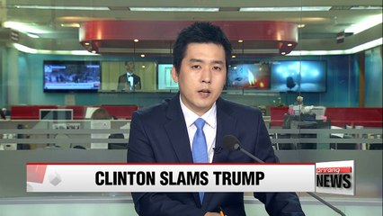 Clinton slams Trump's foreign policy platform