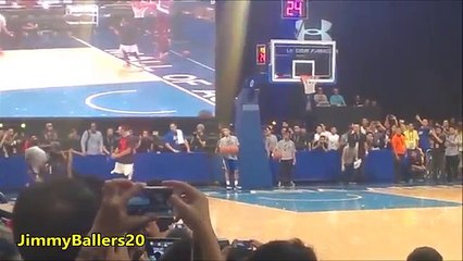 Stephen Curry vs. 7-year old boy (2015 Manila Under Armour tour)
