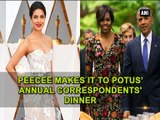 PeeCee makes it to POTUS  annual correspondents  dinner