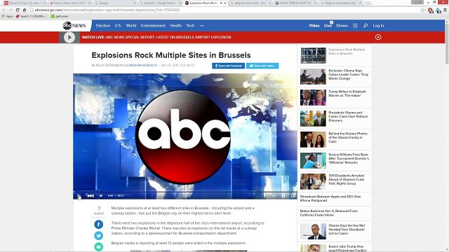 Brussels Belgium Terror Attacks aka Nato Gladio FALSE FLAG Operations