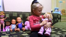 Куклы Беби Борн и Ненуко. Ярослава и все ее малыши. Doll Alive, Little Mommy, Doc McStuffins
