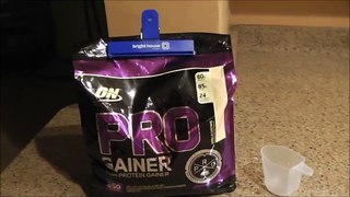 Optimum Nutrition Pro Gainer Supplement Review Protein Supplement Review