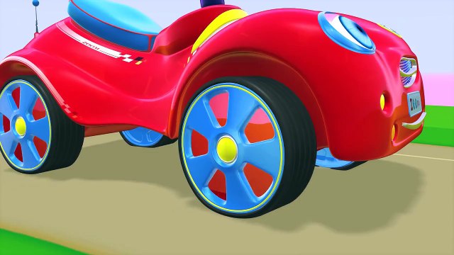 3D мультик для малышей. Машинка и Экскаватор собирают Пазл: фигуры для детей. Мультики Зим Зум