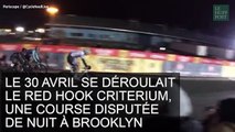 Une chute monumentale dans une course cycliste à New York