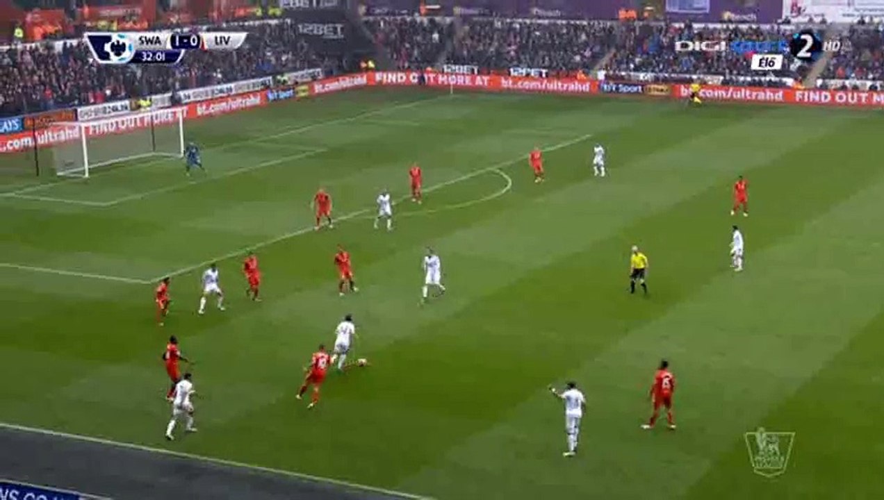 Cork GOAL-HD (2:0) Swansea City vs Liverpoo 01/5/2016