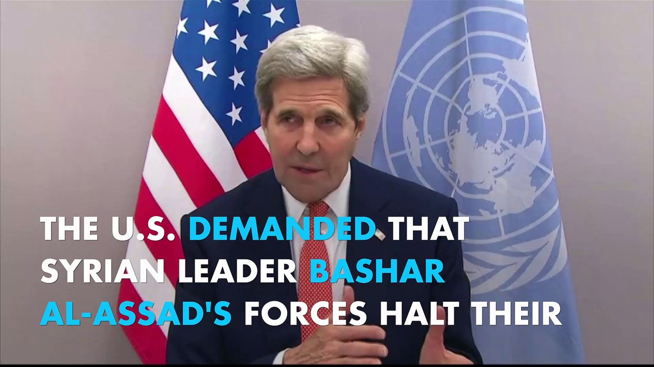 US demands halt to Syrian regime's Aleppo bombing