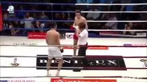 Woman Referee was punched by kickboxer