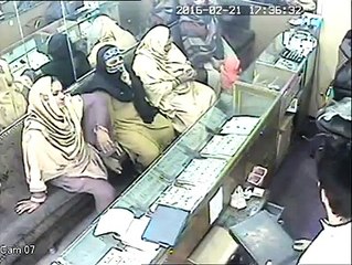 CCTV of robbery in  jewelry shop