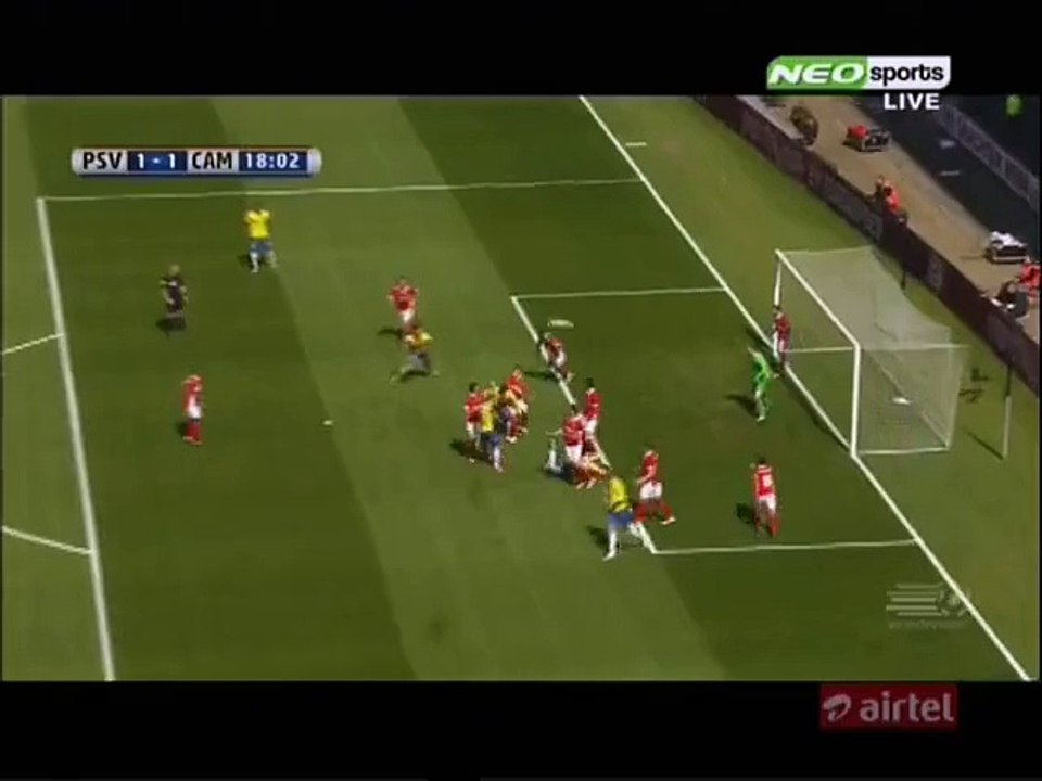 Xander Houtkoop Goal HD u2013 PSV 1-1 Cambuur - 01.05.2016