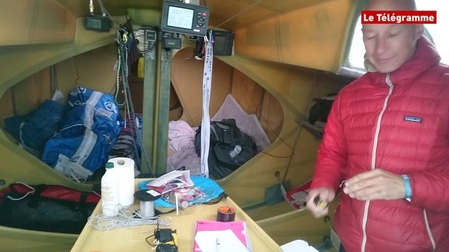 Voile. The Transat bakerly. Armel Tripon favori en Class40