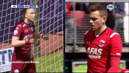 Vincent Janssen Goal HD - AZ Alkmaar 1-1 Graafschap - 01-05-2016