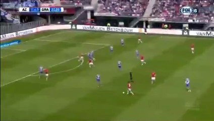 Ridgeciano Haps Goal - AZ Alkmaar 2 - 1 De Graafschap -01-05-2016