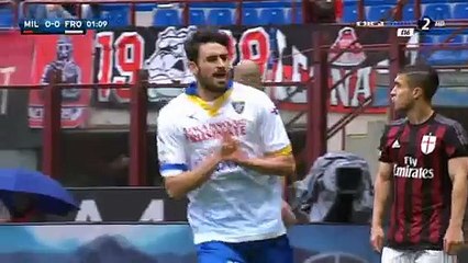 Luca Paganini Goal HD - AC Milan 0-1 Frosinone - 01-05-2016