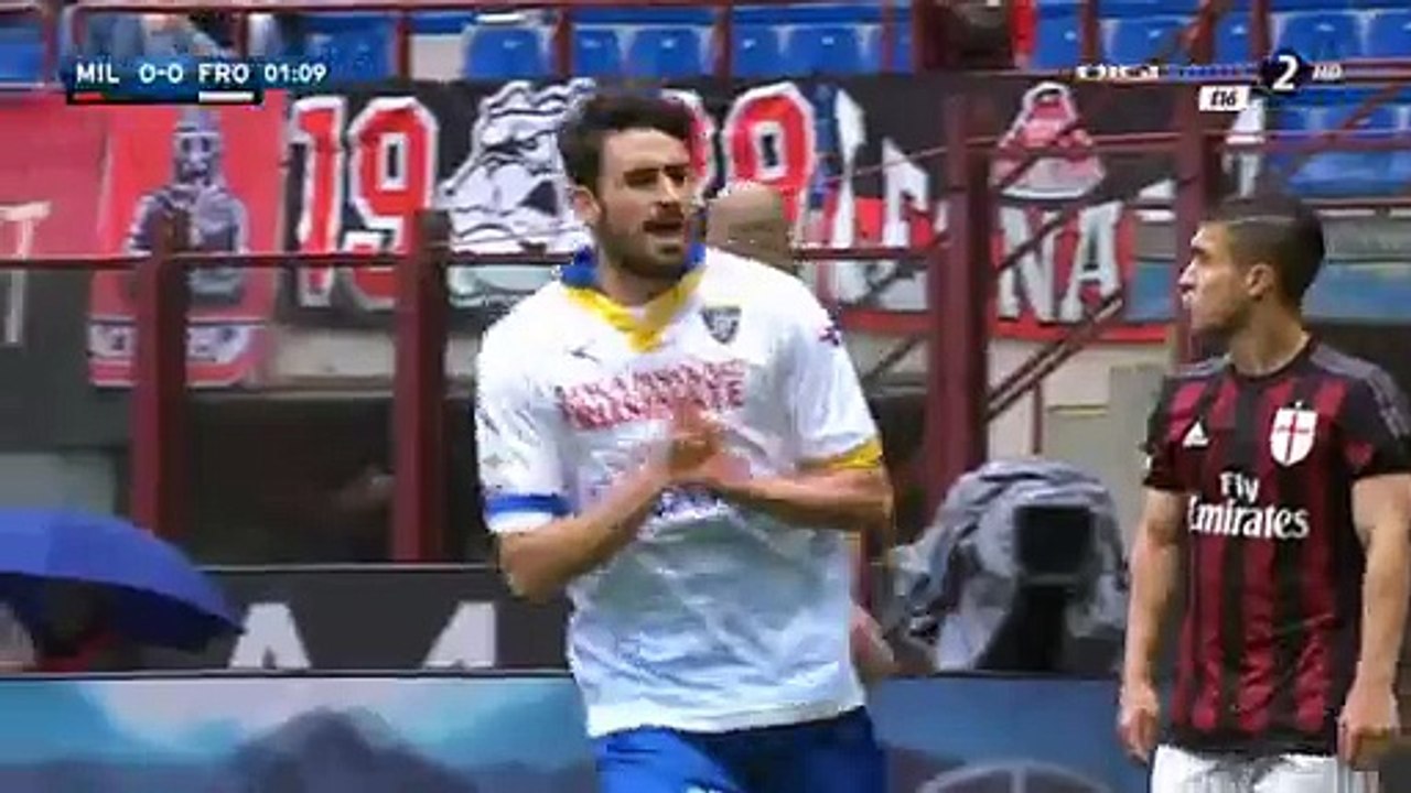 Luca Paganini Goal HD - AC Milan 0-1 Frosinone - 01-05-2016