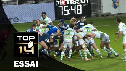 TOP 14 – Castres – Pau: 37-6 Essai 2 de Marc-Antoine RALLIER (CAS) – J22 – Saison 2015-2016