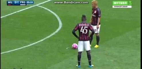 Mario Balotelli Fantastic Elastico Skills | AC Milan - Frosinone 01.05.2016 HD