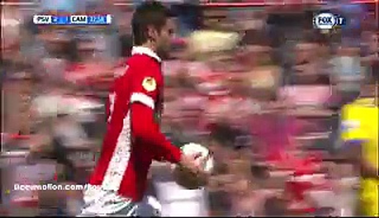 Gaston Pereiro Goal HD - PSV 3-1 Cambuur - 01-05-2016